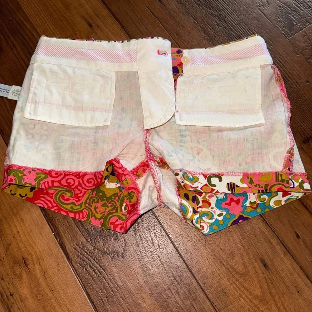 Pristine Jcrew Colorful Summer Printed Chino Shorts Size:2 - Picture 7 of 10